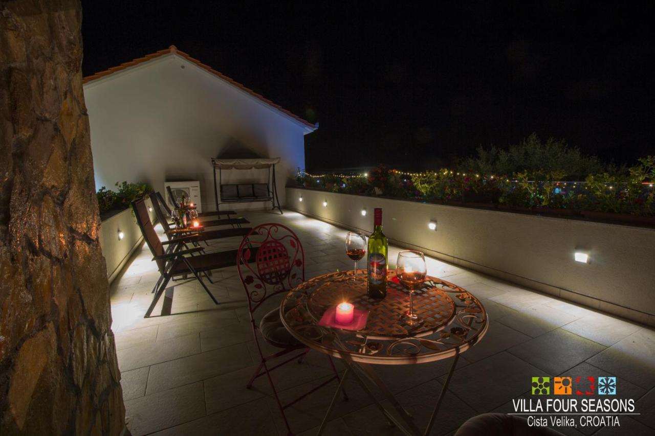 Villa Four Seasons, Heated Pool And 3 En-Suite Bathrooms Velika Čista Exterior foto