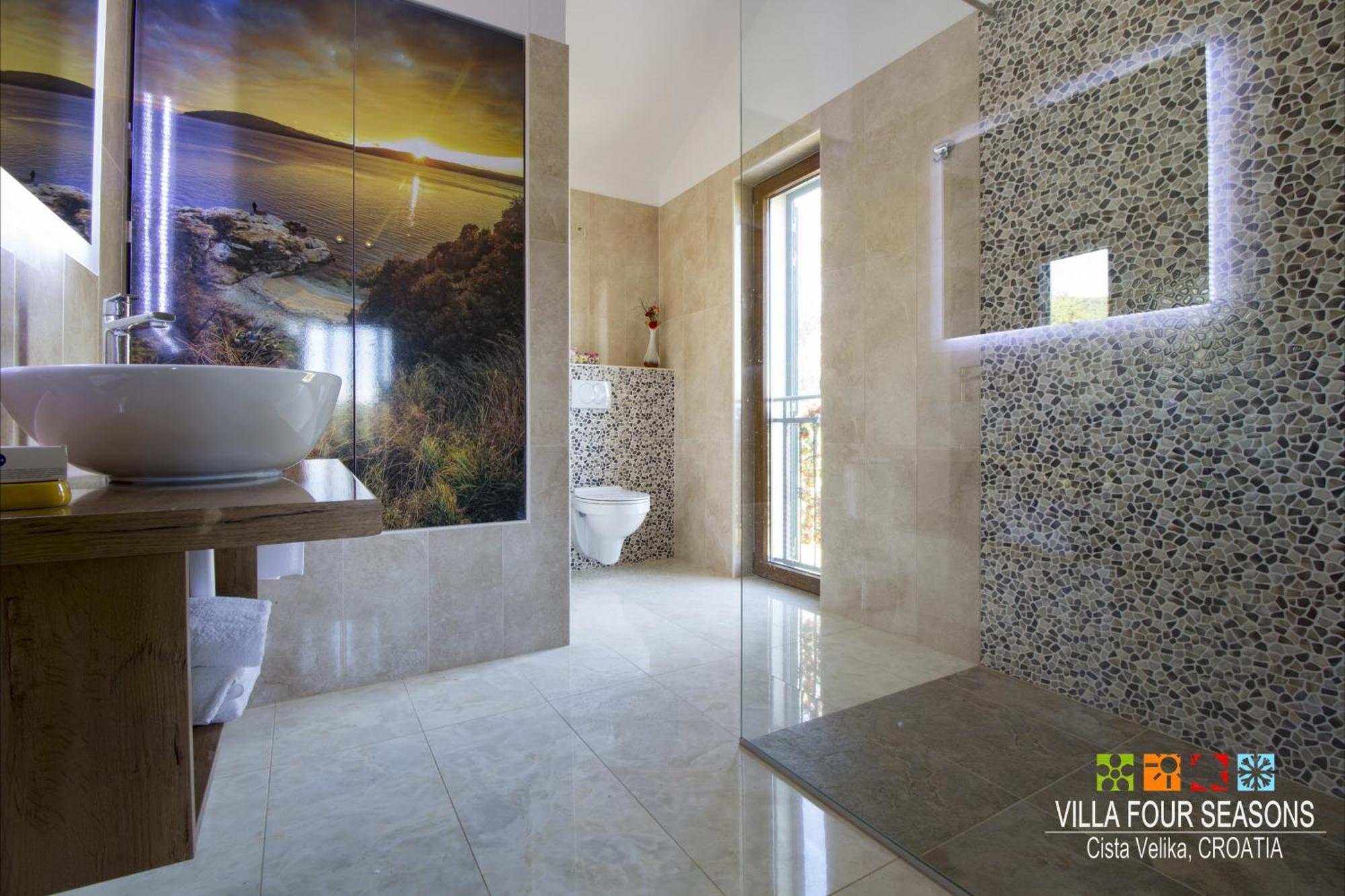 Villa Four Seasons, Heated Pool And 3 En-Suite Bathrooms Velika Čista Exterior foto