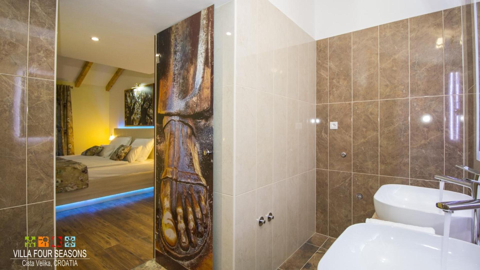 Villa Four Seasons, Heated Pool And 3 En-Suite Bathrooms Velika Čista Exterior foto